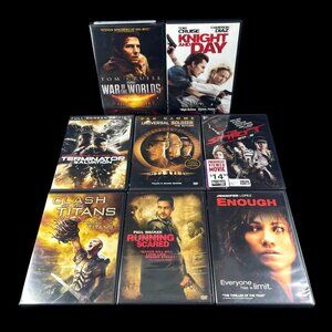 Movie DVD Bundle: War Of The Worlds Knight And Day Terminator Salvation Universa